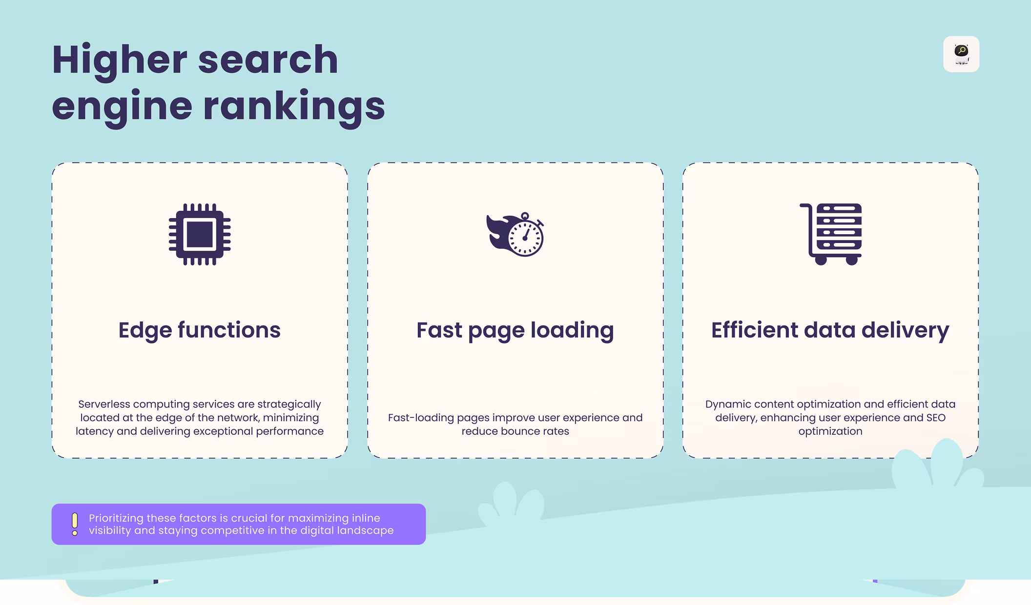 Higher search engines rankings