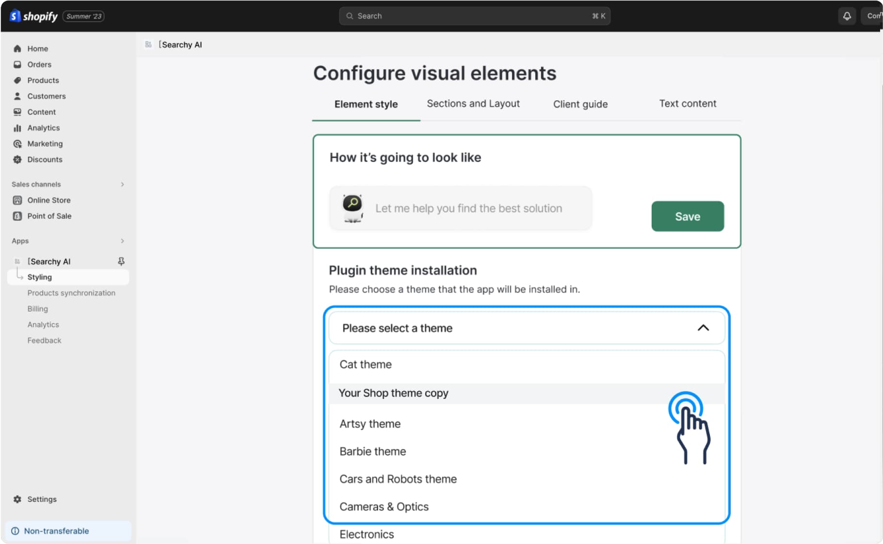 Install plugin into duplicated theme