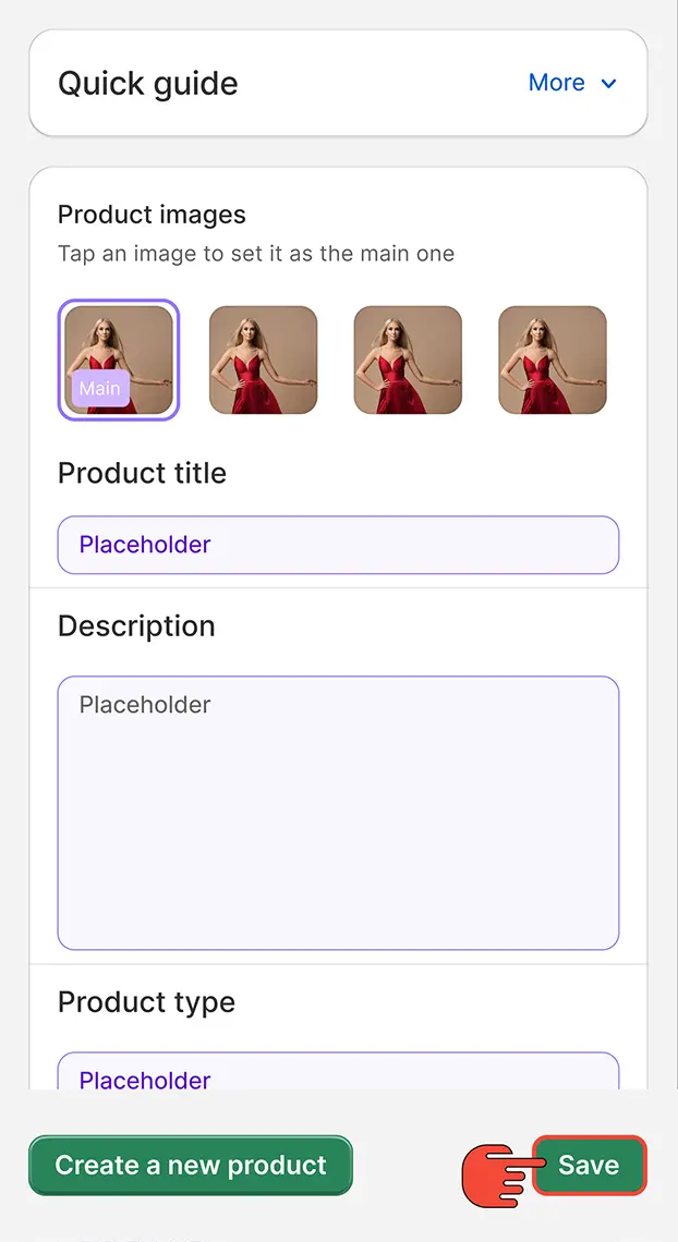 Adjust if you need and save