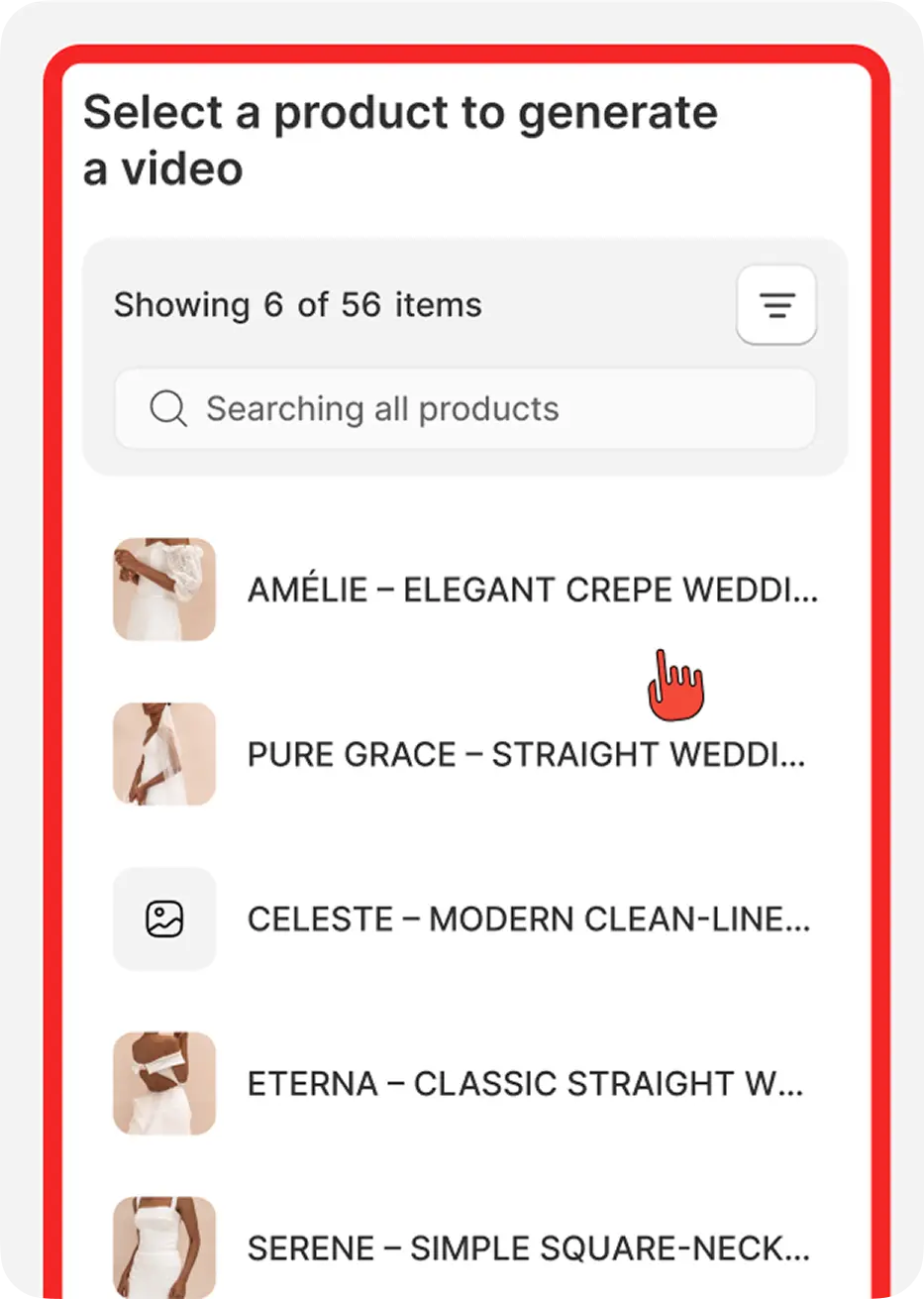 Select the product